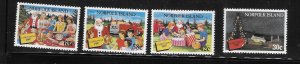 Norfolk islands 1987 Christmas Sc 422-425 MNH A1861