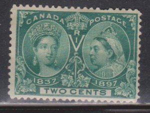 CANADA Scott # 52 MH - QV Jubilee Issue - Heavy Hinged CV $37.50