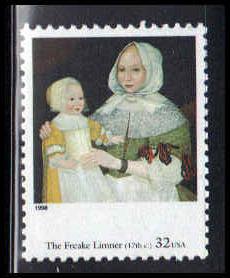 3236b 32c Freake Limner Fine MNH Z4607