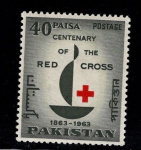 Pakistan Scott 179 MH*  Red Cross centennial stamp