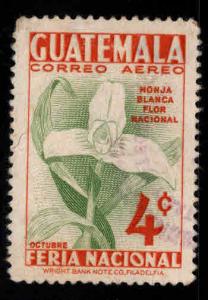 Guatemala  Scott C189 Used Flower stamp