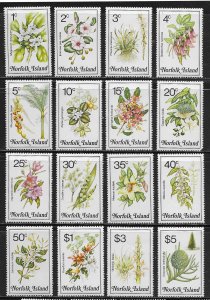 Norfolk Island Scott #'s 323 - 338 MNH