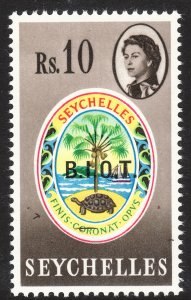 1968 B.I.O.T. o/p on Seychelles stamps QE complete set MNH Sc# 1 / 15 CV $55.80