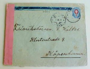 FINLAND   SPEHAS 12-III-15 B/S DENMARK  CENSORED COVER