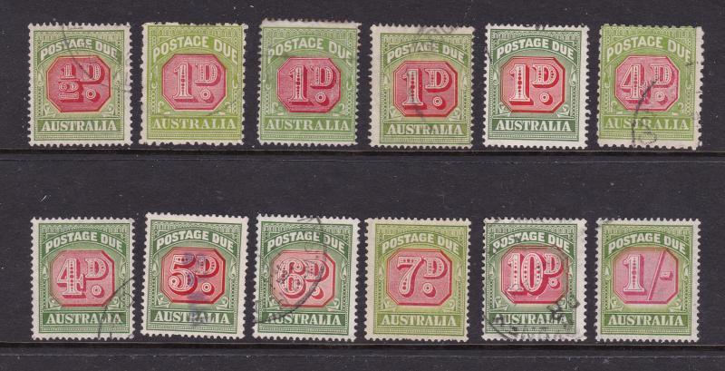 Australia a small lot of unsorted post dues