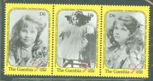 Gambia #1016a  Single (Complete Set)