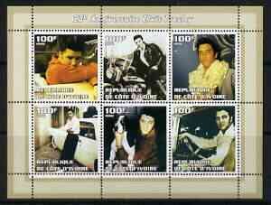 IVORY COAST - 2002 - Elvis Presley #1 - Perf 6v Sheet - M N H - Private Issue