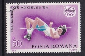 Romania   #3184  cancelled  1984  summer Olympics Los Angeles 50b high jump