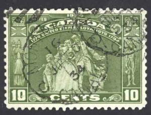 Canada Sc# 209 Used (a) 1934 2¢-10¢ Loyalists