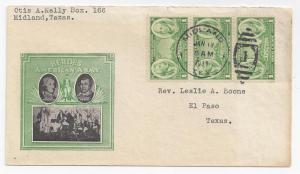 US Cacheted Cover Army Issue Midland TX Duplex Sc 785