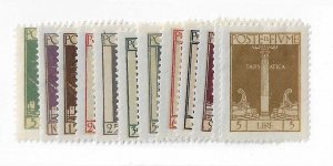 Fiume Sc #172-183 set of 12 OG VF