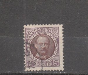 Danish West Indies  Scott#  45  Used  (1908 King Frederik VIII)