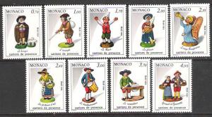 Monaco 1448-56 MNH Set - Christmas 1984