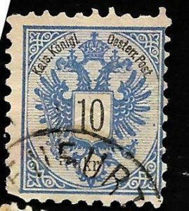 Austria 1883 - U - Scott #44