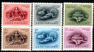 Luxembourg #B186-91 MNH CV $20.00 (X5019)