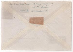 1941 France Internment Camp de Gurs prisoner Cover USA L Haberer