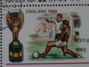 ​KOREA-1978-SC#1716a  WORLD CUP SOCCER-WINNERS-CTO-SHEET VF LAST ONE