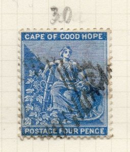 Cape of Good Hope 1871 Early Issue Fine Used 4d. 284455