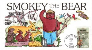 #2096 Smokey the Bear Collins FDC