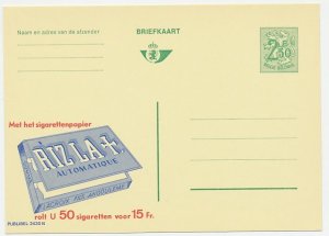 Publibel - Postal stationery Belgium 1970 Cigarette paper - Rolling tobacco