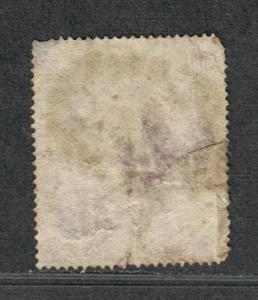 Great Britain Sc#57 Used/F, Plate #2-Faults, Cv. $1200