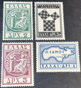 GREECE # 582-585-MINT/HINGED---COMPLETE SET---1955