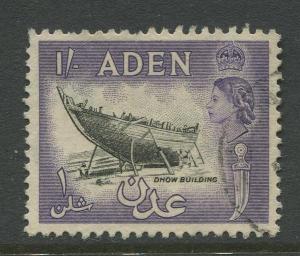 STAMP STATION PERTH Aden #55A - QEII Definitive Issue 1953-59  Used  CV$0.25.