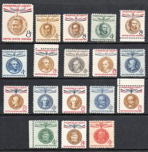 US MNH Champions of Liberty Issues