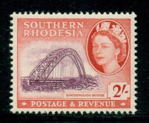 Southern Rhodesia MNH Scott #90 2Sh QEII Birchenough Bridge CV$16+