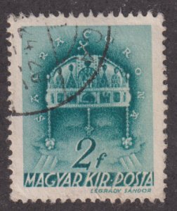Hungary 538 Crown of St. Stephen 1939