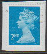 GB QE II Machin SG U2961 - 2nd brt blue - MA10 - Source  B