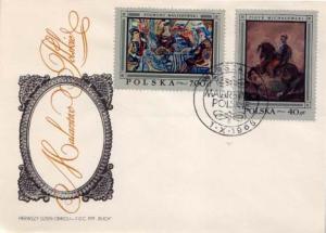 Poland, First Day Cover, Art