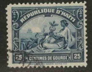 HAITI Scott 314 Used 1920 25c stamp