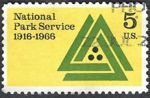 United States #1314 5¢ National Park Service (1966). Used.