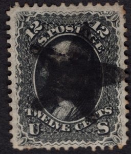 US #69 Very Fine. Bold 5-point star cancellation.