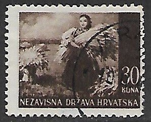 Croatia # 46 - Syrmia - used.....{ZW1}