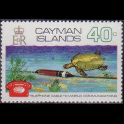 CAYMAN IS. 1972 - Scott# 299 Underwater Cable 40c NH