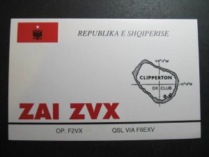 9961 Amateur Radio QSL Card ALBANIA SHQIPERISE-