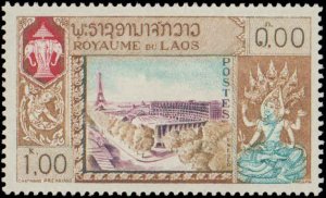 Laos #48-51, Complete Set(4), 1958, Never Hinged