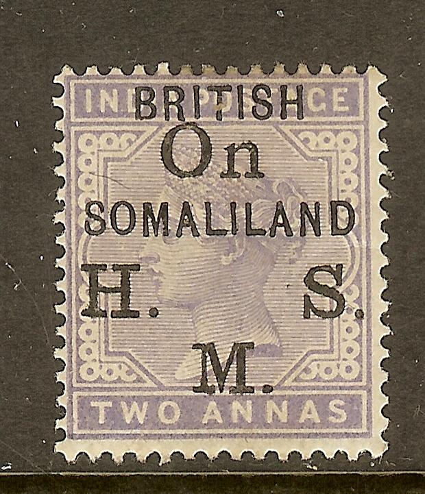 Somaliland Protectorate, Scott #O3, Overprinted 2a Queen Victoria Official, MH