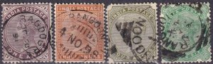 India #38, 41-3  F-VF Used CV $12.60 (Z4142)