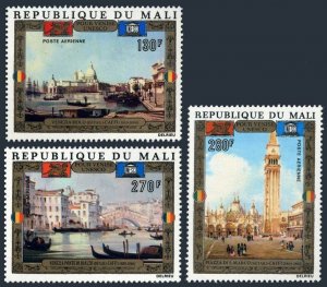 Mali C142-C144, MNH. Michel 311-313. UNESCO campaign to save Venice, 1972.