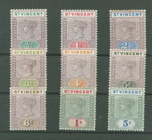 St. Vincent #62-70 Unused Single (Complete Set)