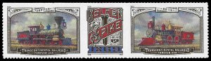 PCBstamps   US #5378/5380a Strip $1.65(3x{55c}) Transcontinental Railroad, (6)