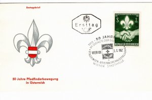 Austria 1962 Sc 684 Commemorative Perforate FDC #8