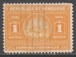 HONDURAS 336 VFU CH1-96-2