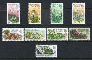 Falkland Islands 1968. Flowers. Short set to 1s. Mint. VLH. SG232/240.