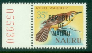 Nauru 1968 Pictorials Opt republic of Nauru 35c MUH