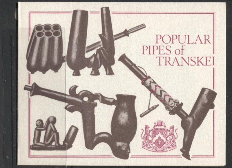 STAMP STATION PERTH Transkei #44-47 Popular Pipes Booklet CTO Set 1978