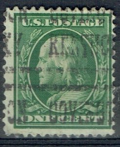 1908 1c Franklin with precancel from COVINGTON KY (331-L-1R var1) Nice type!